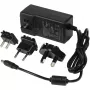 Strāvas adapteris ALLNET ALL-PSU12V5A-EUUSUK 12V 5A AC/DC ar EU/US/UK spraudņiem