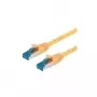 VALUE - Patch-Cable - RJ-45 (vīrs) uz RJ-45 (vīrs) - 1,5 m - SFTP, PiMF - CAT 6a - bezhalogēna, liets, bezķēdes, dzīslains - dzeltens (21.99.1992)