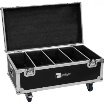Flightcase Roadinger PLL-384 4x LED gaismekļiem, izturīgs dizains