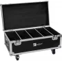 Flightcase Roadinger PLL-384 4x LED gaismekļiem, izturīgs dizains