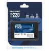 2,5 collu SATA III SSD PATRIOT P220 1 TB — 550/500 MB/s, 50k IOPS, 7 mm