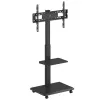 Grīdas TV statīvs ergo office ER-304 B, max slodze 50 kg, VESA 600x400