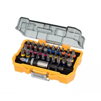 Torx skrūvgriezis DeWalt DT7969 — regulējams griezes moments, ergonomisks rokturis, komplektā Phillips/Pozidriv/Slot/Torx uzgaļi