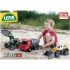 Lena WORXX Kravas automašīna 04610EC Pelēka Sarkana, ieteicamais vecums no 3 gadiem
