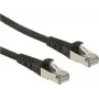 Roline Patch-Cable RJ-45 (M) līdz RJ-45 (M) 1.5 m SFTP CAT 6a Melns