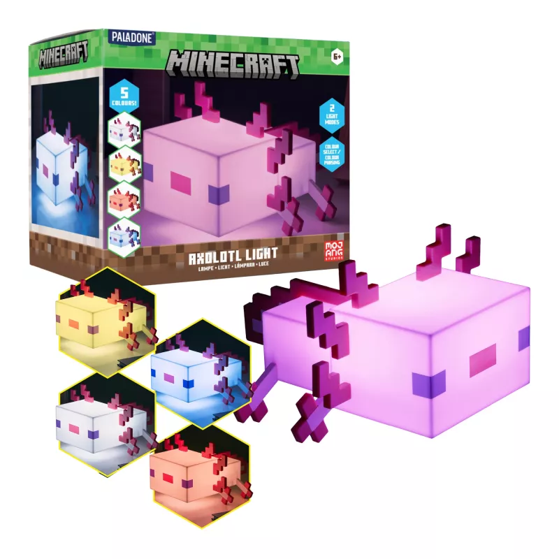 Paladone Minecraft Axolotl gaisma