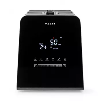 Nedis SmartLife Melns Ultraskaņas Gaisa Mitrinātājs 5.5L