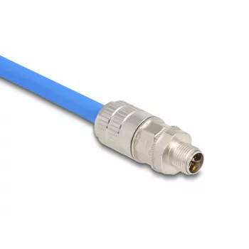 Savienotājs DeLOCK 86032 M12 LSA 2cm Sudraba