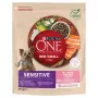 Sausā suņu barība Purina Nestlé One Mini/Small Sensitive Salmon & Rice 800 g – mazām šķirnēm (5–10 kg), senioriem, 27% olbaltumvielu, 17% tauku