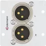 XLR ligzdas panelis Kindermann 7444000578