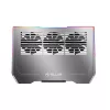 Dzesētājs klēpjdatoram Tellur TLL491321 17,3 collu klēpjdatoriem, 3 ventilatori, RGB LED apgaismojums