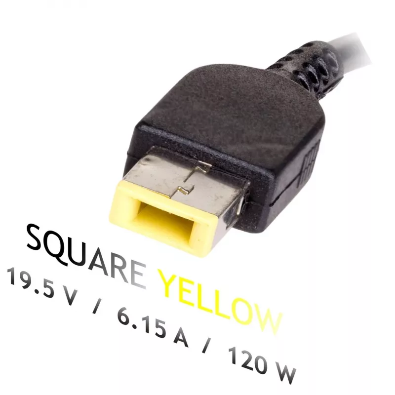 Akyga AK-ND-52 klēpjdatora barošanas adapteris 19,5 V / 6,15 A, 120 W, Slim Tip spraudnis, paredzēts Lenovo