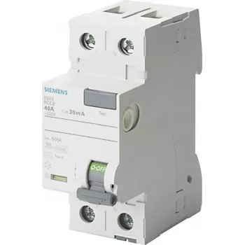 Siemens 5SV3311-6 noplūdes strāvas slēdzis 2P 16A 30mA A tips