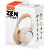 Austiņas Creative Zen Hybrid 2 krēmkrāsā