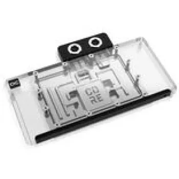 Ūdens bloks Alphacool Core RX 9070 XT Nitro+ caurspīdīgs/hroms ar aizmugures plāksni