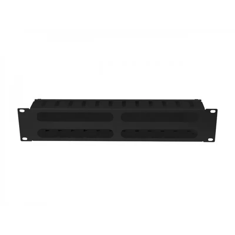 Kabeļu organizators 19 inch 2U LANBERG AK-1705-B, melns