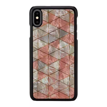 Aizsargmaciņš iKins iPhone XS Max — dimanta raksts, melns