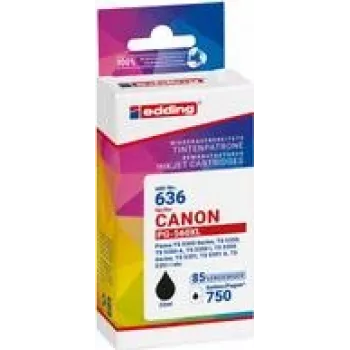 EDD-636 melna printera kasetne, saderīga ar Canon PG-560XL - Saderīga - Tinte