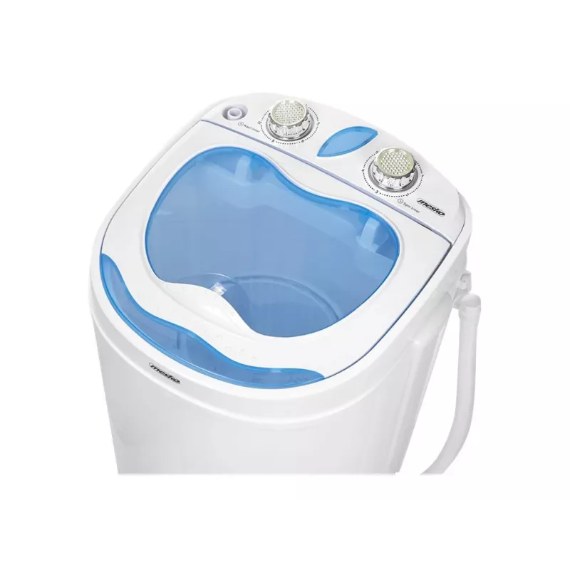 Veļas mazgājamā mašīna ar augšējo ielādi Mesko MS 8053 — 3 kg, 360×370×530 mm, zila/balta