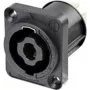 Neutrik NL4MPXX-UC Lautsprecher-Steckverbinder Flanschbuchse, Kontakte gerade Polzahl (num): 4 Schwarz 1 St. (NL4MPXX-UC)
