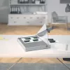 Leitz Precision Home Office papīra griezējs A4, 10 loksnes, manuāla skava, nerūsējošais tērauds, A4, 80 g/m², antracīts