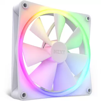 NZXT F140 RGB 140mm Baltais Ventilators