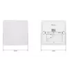 Griestu lampa Tellur Tellur WiFi LED 24W Kvadrātveida