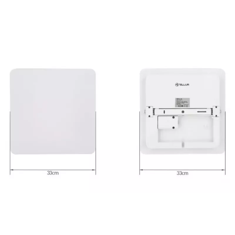 Griestu lampa Tellur Tellur WiFi LED 24W Kvadrātveida