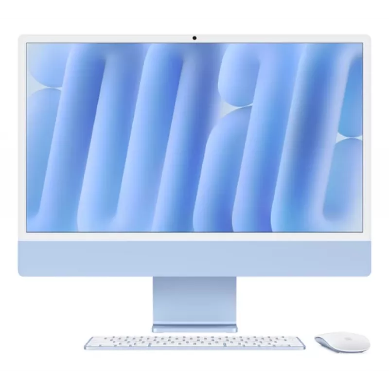 Apple iMac 24 inch M4 8/8/16 16GB 256GB zils — Z1E5-DE31
