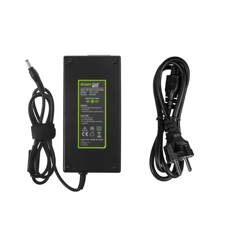 Green Cell AD100P barošanas adapteris / invertors 180 W Melns