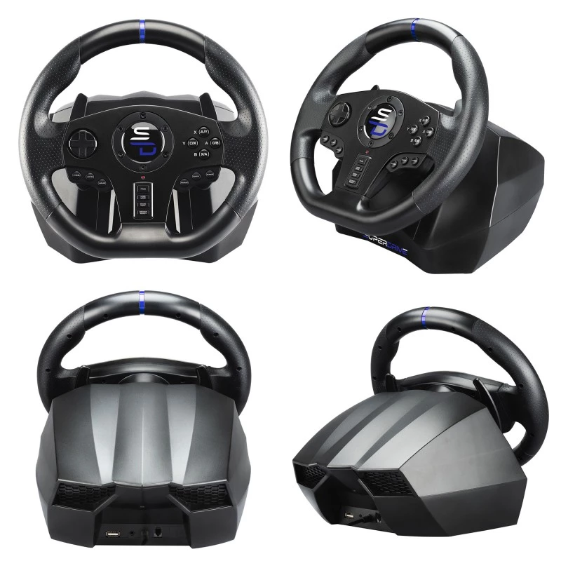 Stūre + Pedāļi Subsonic SV750 Melns 270° Rotācija USB