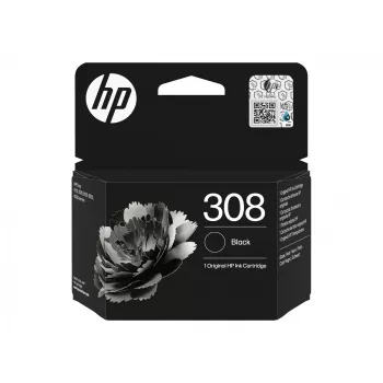 HP 308 Melna oriģinālā tintes kasetne