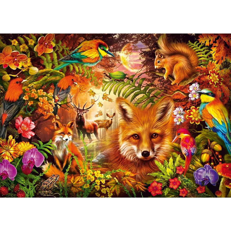 Puzle Blossoms, Fur and Feathers, 1000 gabali