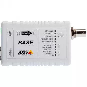 Mediju pārveidotājs - RJ45 - BNC - Ethernet pa koaksiālo kabeli - PoE+ - Bāzes vienība