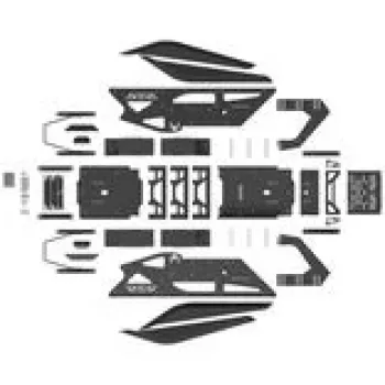 Res-Tech GT Cockpit Simracing Rāmis - Spīdīgi Balts