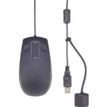 Industriālā lāzera pele Renkforce iM-LM-T01-BK IP68, vadu, melna