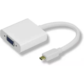 Microconnect HDMIDVGA video kabeļa adapteris 0.25 m HDMI Type D (Micro) VGA (D-Sub) Balts