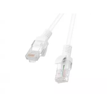 Lanberg PCU5-20CC-0300-W Cat5e U/UTP savienojuma kabelis, 3 m, baltā krāsā, 10 gab.