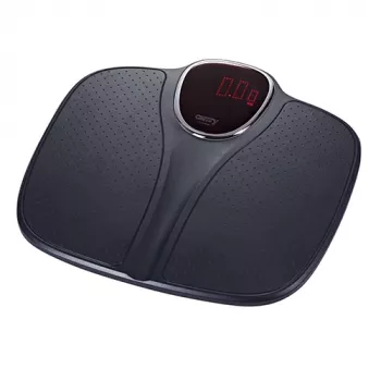 Grīdas svari Camry CR 8171b — maksimālais svars 180 kg, precizitāte 50 g, ĶMI mērīšana, melns