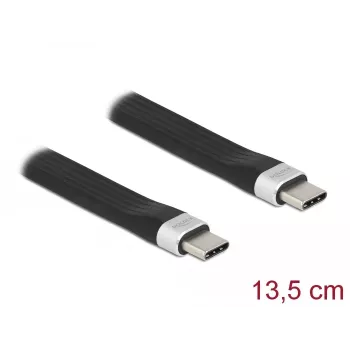 FPC plakana lentes kabelis USB Type-C uz USB Type-C DeLOCK 85770