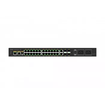 NETGEAR GSM4230UP pārvaldāms L2/L3 Gigabit Ethernet (10/100/1000) Power over Ethernet (PoE) slēdzis 1U melns