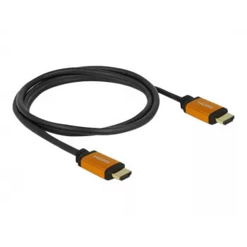 HDMI kabelis DeLOCK 85728 1,5m A tipa Melns Zelts