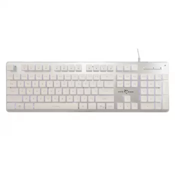 Mehāniskā spēļu tastatūra White Shark TACHI-W-US — kompakts TACHI balts izkārtojums