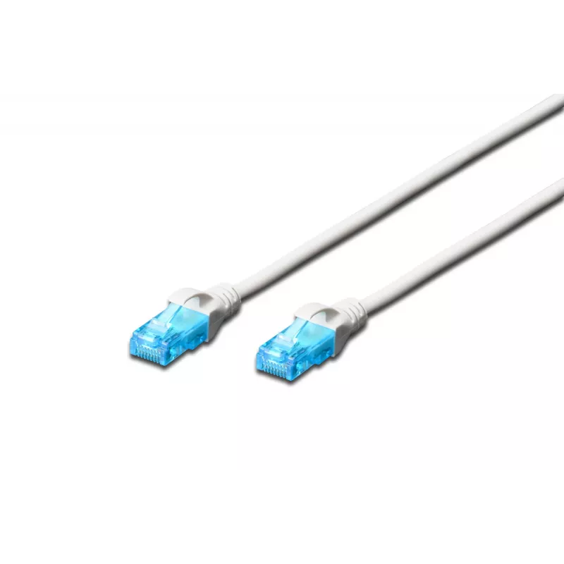 CAT 5e U-UTP savienojuma kabelis 0,5m balts