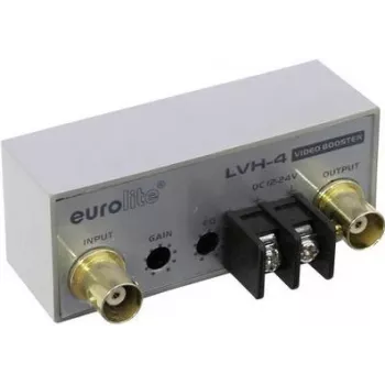 Signāla pastiprinātājs EUROLITE LVH-4 (4 kanāli, līdz 1000 m diapazons)