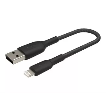 Pīts kabelis USB-Lightning 15cm melns