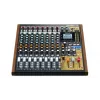 Tascam Model 12 10 kanālu mikseris ar 12 celiņu ierakstītāju, 20–20000 Hz, melns/koks
