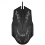 Spēļu pele Sven RX G720 USB (klusas pogas, 5+1 poga, 1200-3200 DPI, SoftTouch, fona apgaismojums)