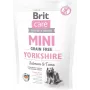 Sausā suņu barība Brit Mini Adult Yorkshire 400 g — mazo šķirņu pieaugušiem suņiem, lasis, 30% olbaltumvielas, 19% tauki, 10% mitrums