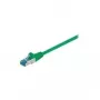 Wentronic Goobay CAT 6a Patch Kabelis, S/FTP (PiMF), Zaļš, 1 m - LSZH Halogēnu Nesaturošs, Varš (93681)